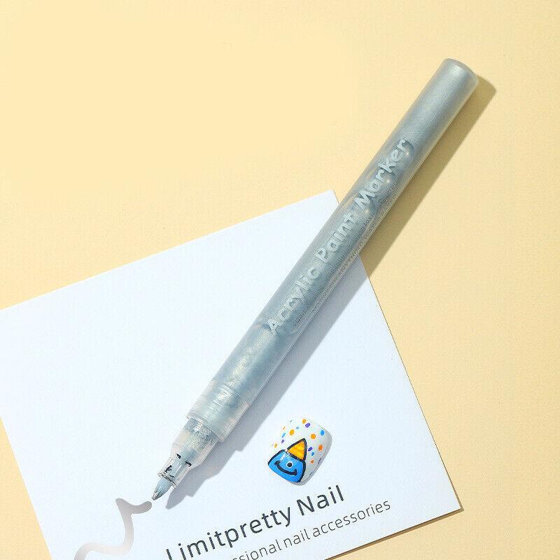 

Nail Art Graffiti Pen UV Gel Polish Waterproof Drawing Painting Liner Bru ~ *