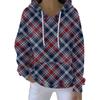 Women's Fashion Casual Hooded Loose Printed Long Sleeve Sweatshirt