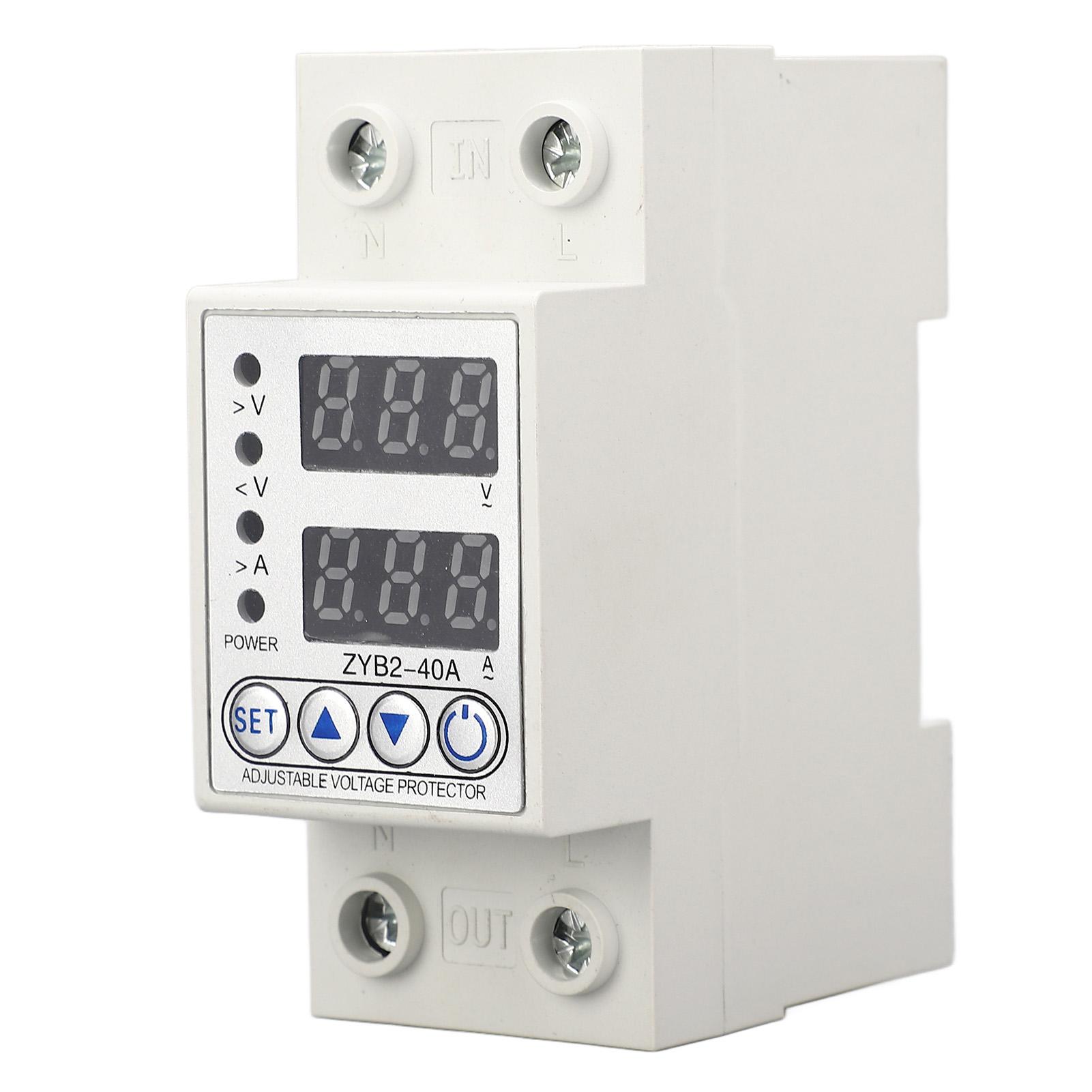 

Пристрій захисту від напруги, автоматичне відновлення при зниженні напруги, 2P 220 В змінного струму 40 A