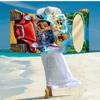 Ultra-Soft Beach Towel with Stitch Theme,Ideal for Pool - Camping, Diving - Perfect Travel Essential, Vibrant Beach Towel.
