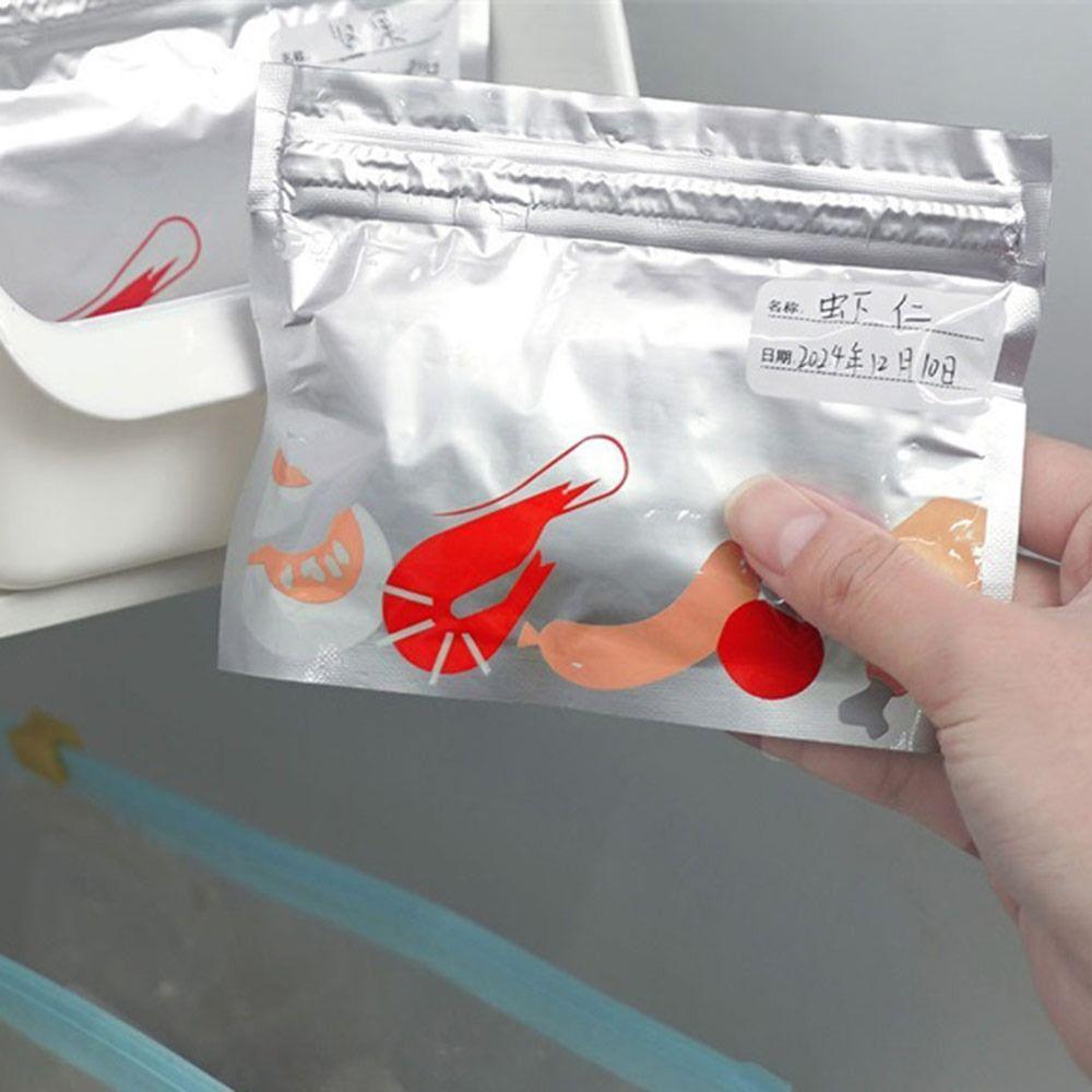 

20Pcs/Box Leakproof Aluminum Foil Fresh-keeping Bag Reusable Freezer Stand Up Bag Kitchen Supplies