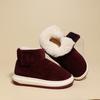 Men Women Winter Fashion Snow Boots Fuzzy Plush Warm Furry Women Cotton Shoes