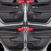 For Xpeng P7 2022 2023 2024 4Pcs Car Door Anti Kick Protection Pad Panel Alcan Tara Suede Auto Doors Anti-Dirty Cover Sticker