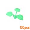 Non-Toxic 50Pcs Plants Accessories Moc City Pine Tree Branch Bush Stem Broadleaf With 3 Peach Leaves Grass Flower Building Bricks 6255