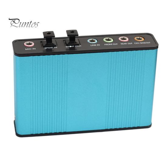 Placă de sunet audio optică USB 2.0 externă cu 6 canale 5.1 pentru notebook laptop PC