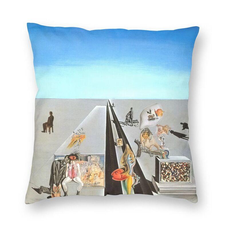 Surrealism Paintings By Salvador Dali Cushion Cover Home Decor Square Famous Art Throw Pillow Cover 45X45Cm Pillowcase For Sofa