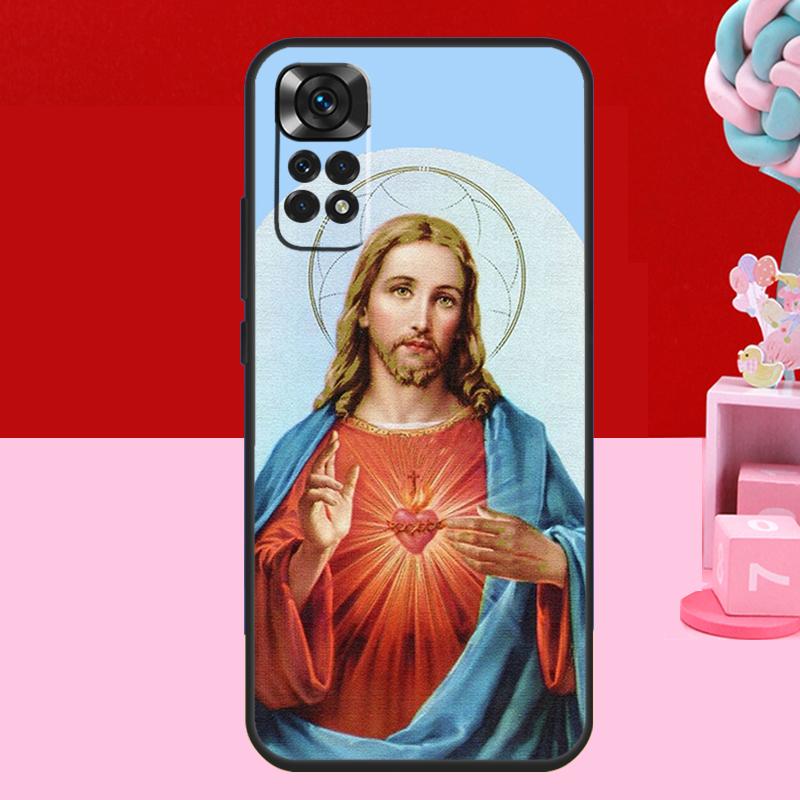 God Jesus Case For Xiaomi Redmi Note 13 12 11 10 14 15 Pro Plus Redmi 15 C 14C 10C 12C 13C Soft Cover