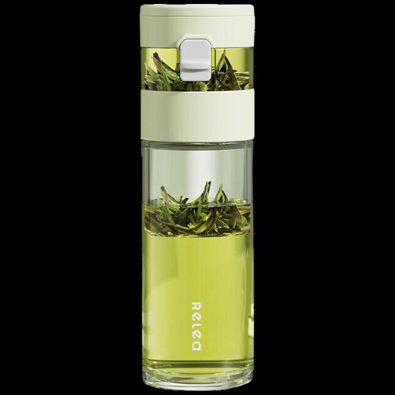RELEA Smart High Borosilicate Glass Portable Tea Cup