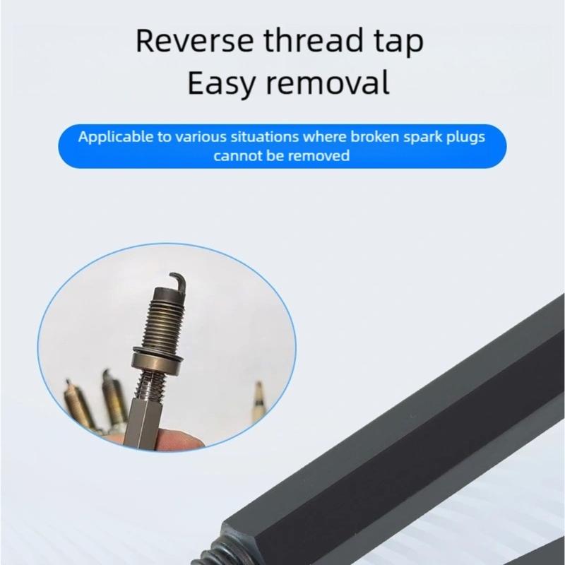 Double Head Broken Spark Plugs Extractors With Reverse-threaded For Automotive Engine Maintenance And Emergency Repair