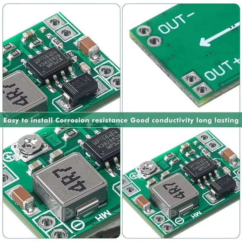 1Pcs Mini 3A Adjustable Step Down Module Mp1584En Dc-Dc Step Down Converter 4.5-28V To 0.8-20V Voltage Regulator Power Supply