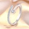 925 Sterling Silver Ring Adjustable Simplicity For women Fashion Exquisite Student Girlfriend Jewelry Accessories Wedding PartyGood product