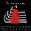 Compact Hex Wrench Set Metric and Inch Sizes for Home and Workshop
