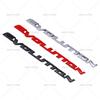 Applicable To Outlander Lancer Diamond Yishen Modified EVOLUTION Car Logo Rear Logo Body