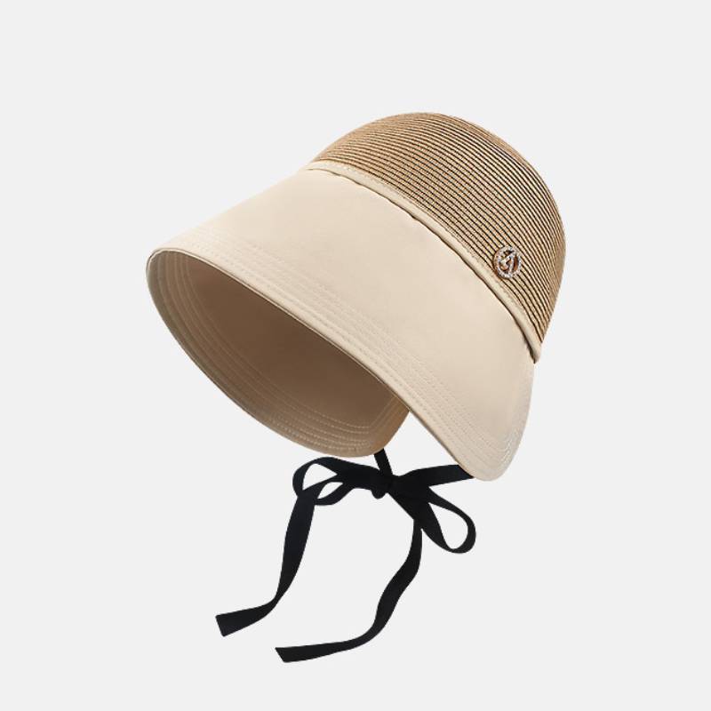 Uv Sun Protection Large Brim Hat With Adjustable Fit For Travel And Hiking