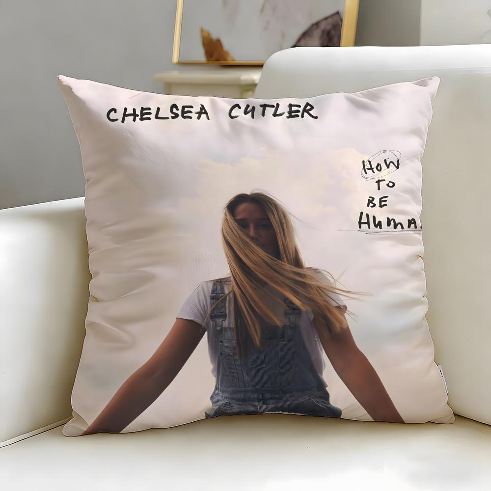 Popular Singer Chelsea Cutler Cushion Cover Soft & Easy-Wash Pillow Case – Versatile for Couch, Bed, Travel and Office