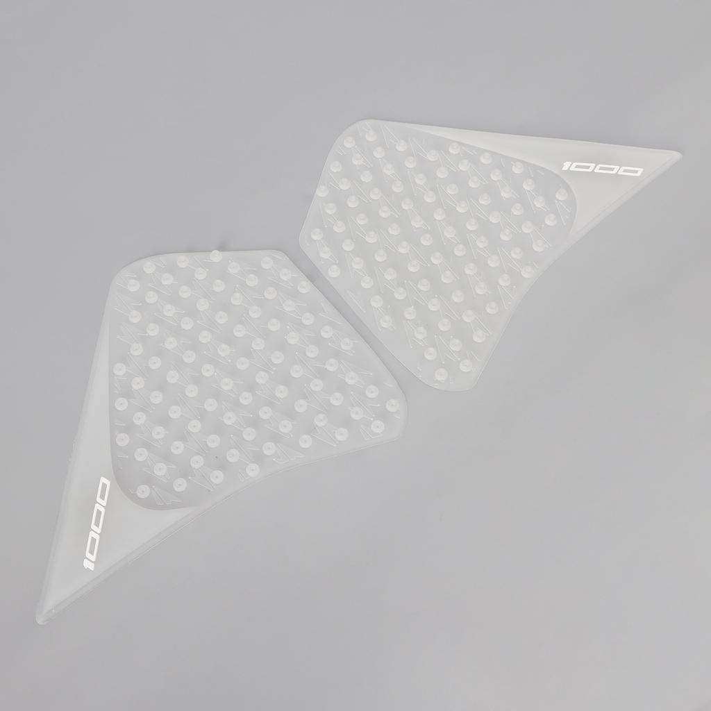 Transparent Side Tank Traction Grip Knee Pads For Kawasaki Z1000 2015-2021