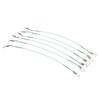 100PCS with Snaps Fishing Wire Leaders Steel Leader Wire Portable Wire Leaders  Hook Connection