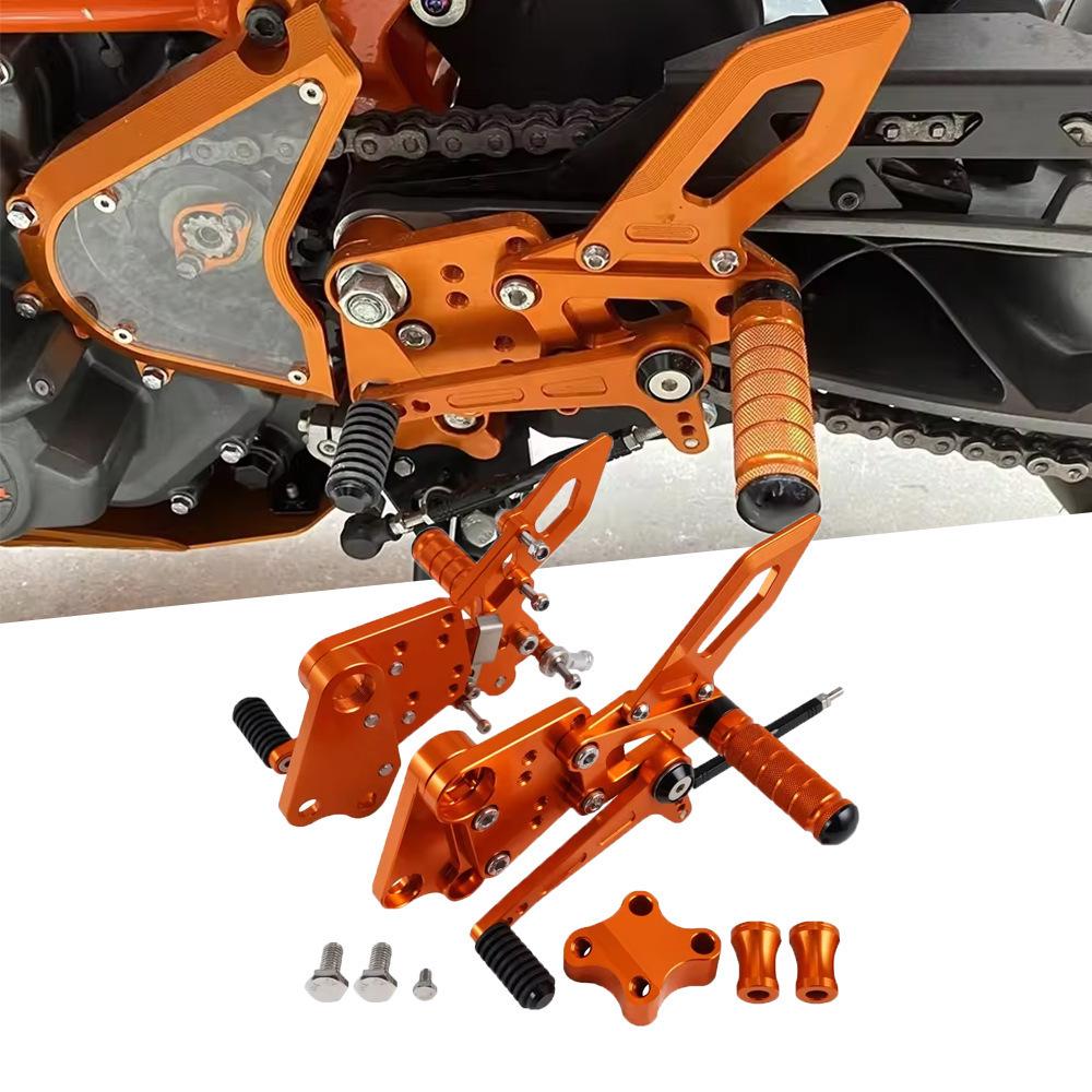 

KTM Duke 125/200/250/390 17- 22 Enhanced Raised Rearset Footpeg Bracket Assembly чёрный