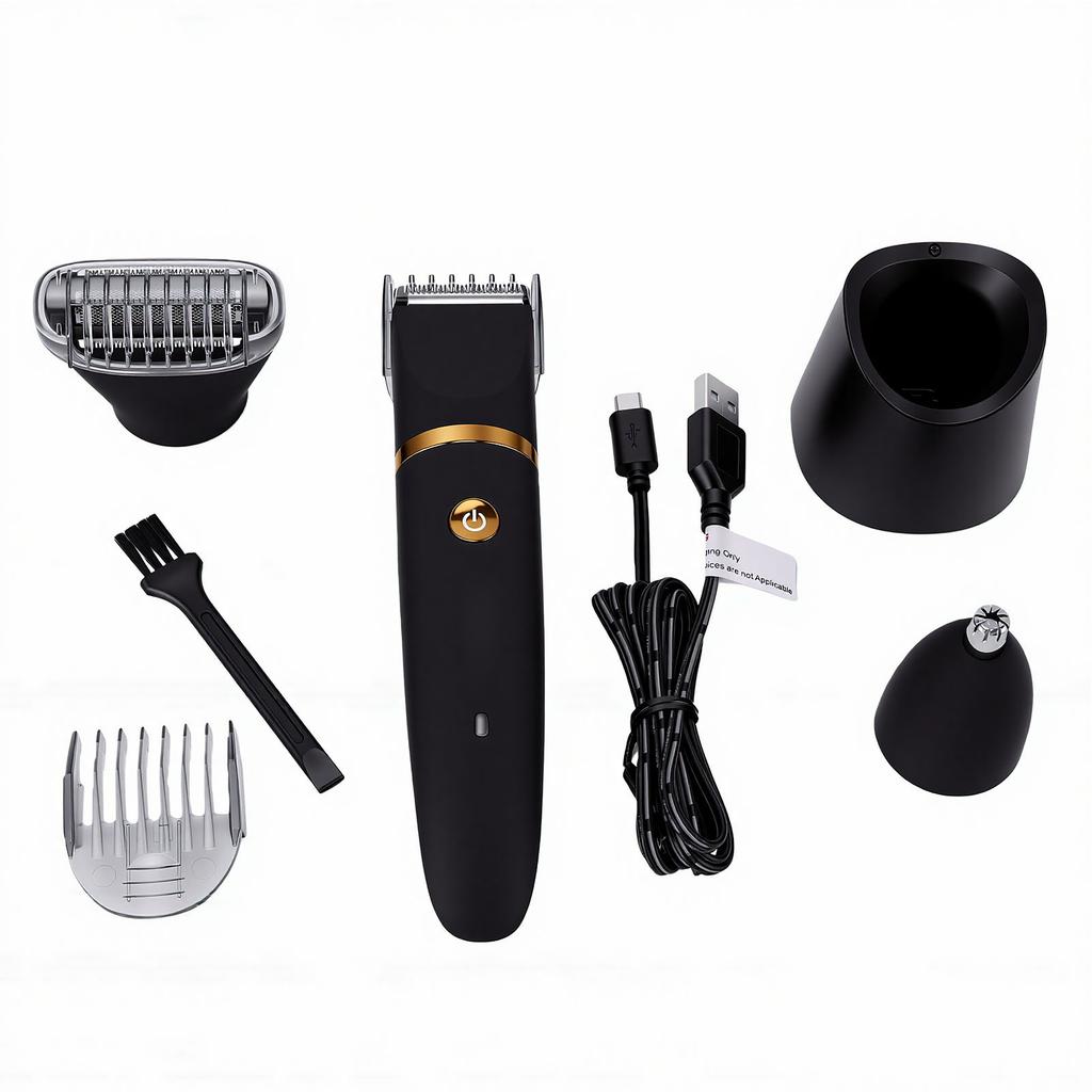 3 in 1 Men Hair Trimmer Cordless Professional Nose Hair Trimmer Hair Clipper with Base