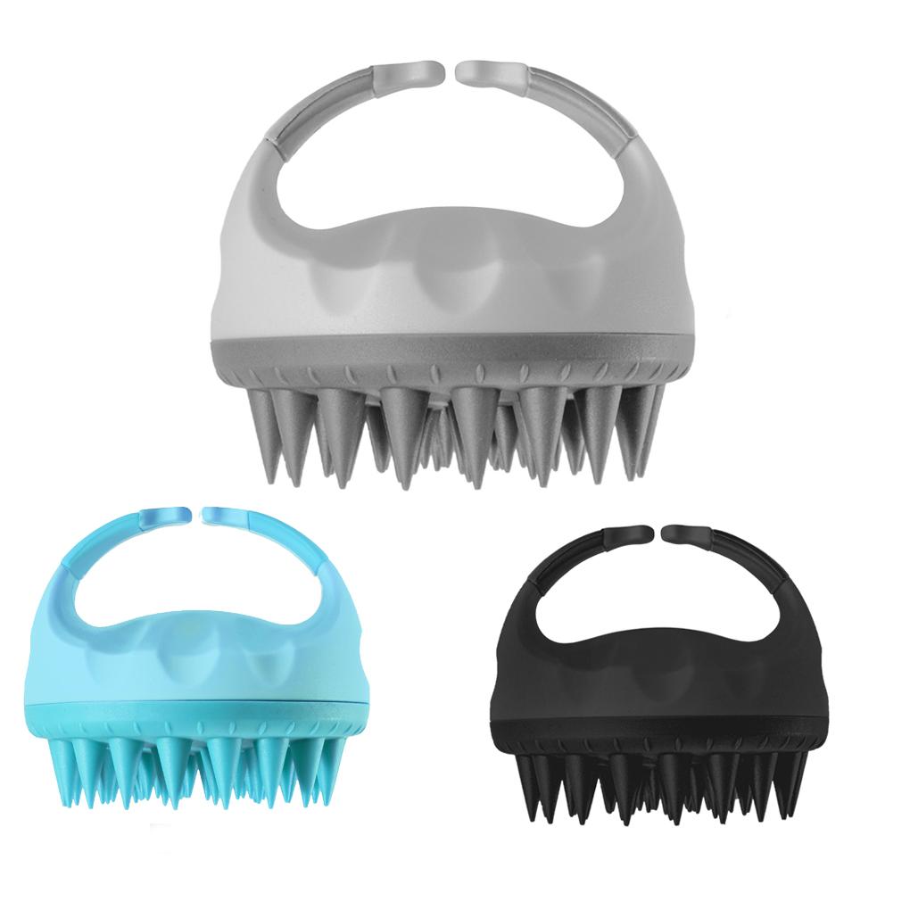 Silicone Scalp Massager Head Scrubber Exfoliating Brush Shower Massage Hair Growth Tool Women Beauty Salon Skin Care Accessories