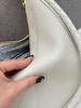 European & American Trend: Genuine Leather Women's Half-Moon Underarm Bag - Exquisite, Relaxed Casual Woven Handbag