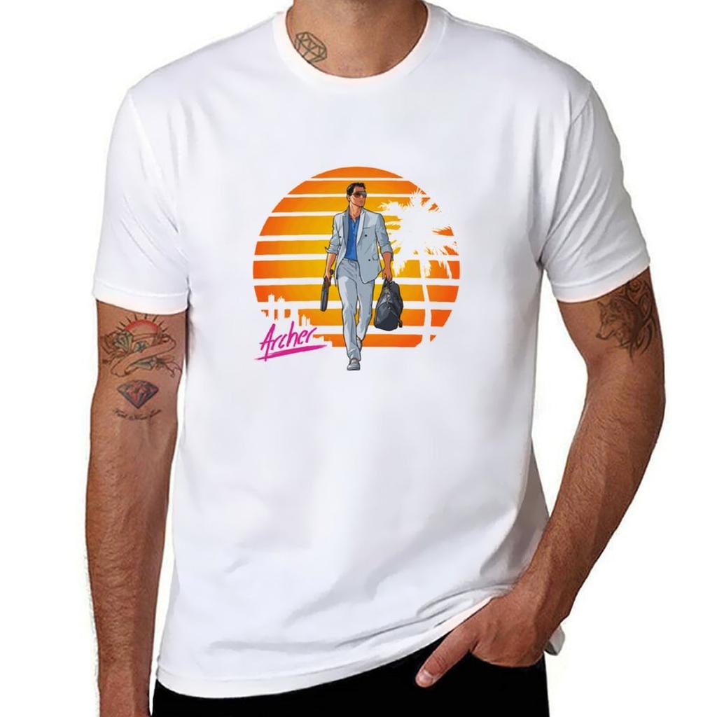 Archer Vice Essential TShirt Basic Breathable Solid Color TShirt