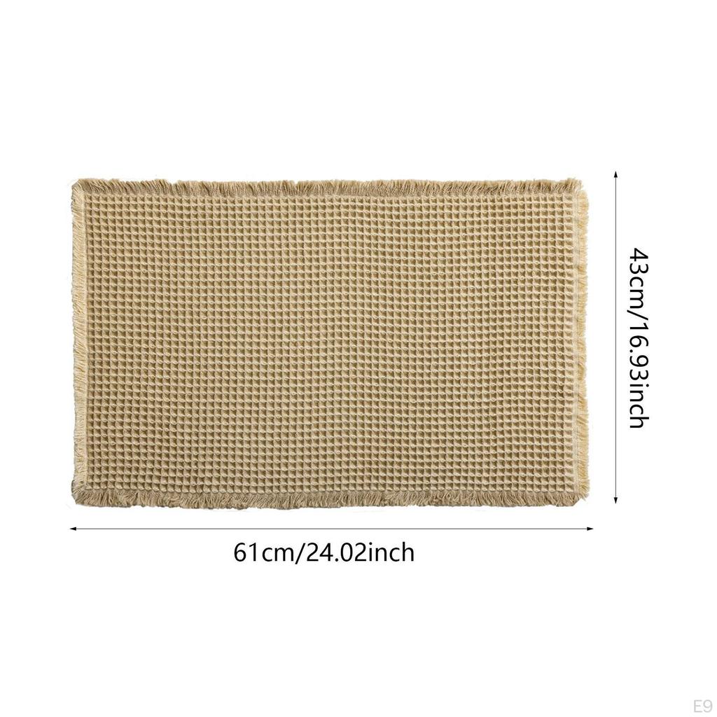 Absorbent Mat Carpet Modern Decorative Foot Pad Non Slip Soft Doormat Bath Rug for Indoor