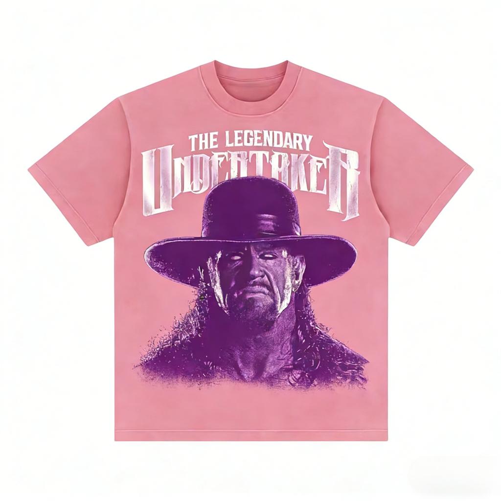 The Undertaker Tomb Cotton Unisexs Shirt Oversized Portrait Graphics Shirts 2026 New Summer WoUnisexs Y2k Hot Sale Oneck Tshirt