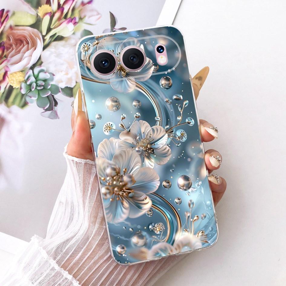 6.55" For Honor 500 5G Case Fashion Flower Bowknot Soft Slim Silicone Phone Cover For Honor 500 Pro Funda MEY-AN00 Honor500 Capa