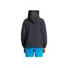 Adidas Originals Logo Print Hooded Half-Zip Striped Long Sleeve Jacket Men Jacket Black IZ3284