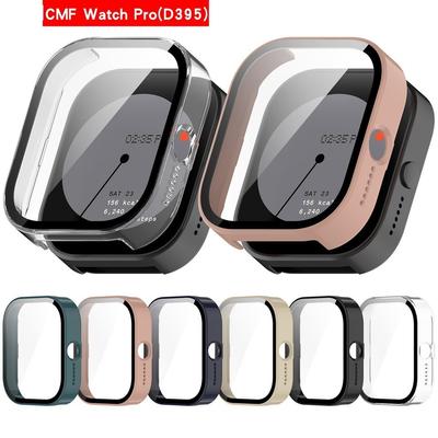 Glass + Protective Case for CMF BY NOTHING Watch Pro D395 All-around Bumper Cover