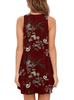 2020 Sleeveless European-American Floral Pocket Beach Dress