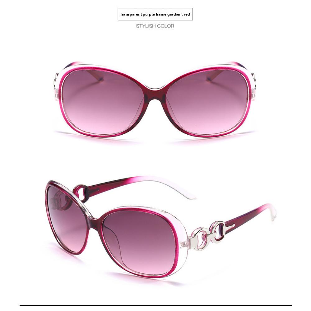 2025 nowe okulary przeciwsłoneczne damskie ochrona UV trend duża ramka okulary przeciwsłoneczne moda europejska i amerykańska okulary przeciwsłoneczne do jazdy