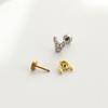 Cute Chihuahua Stainless Steel Mini Earrings Fashion Dog Barbell Style Screw Stud Ear Jewelry Party Gifts For Women Girls