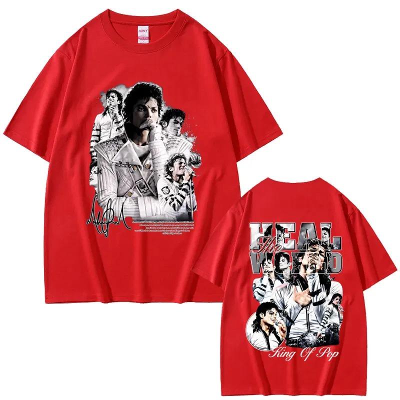 2026 Awesome Michael Jackson King of Pop Graphic T-shirt Men Women Fashion Vintage Rock T-shirts Unisex Gothic Punk Oversized T Shirts