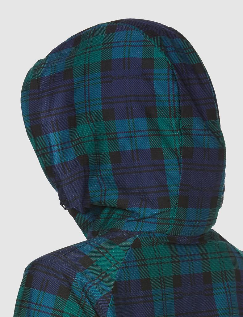 Long Sleeve Dress TEXBRID Lattice Black Watch Pattern Print Watch 0 [Pearly Gates] Women's / 055-3124308 141_Black [S]