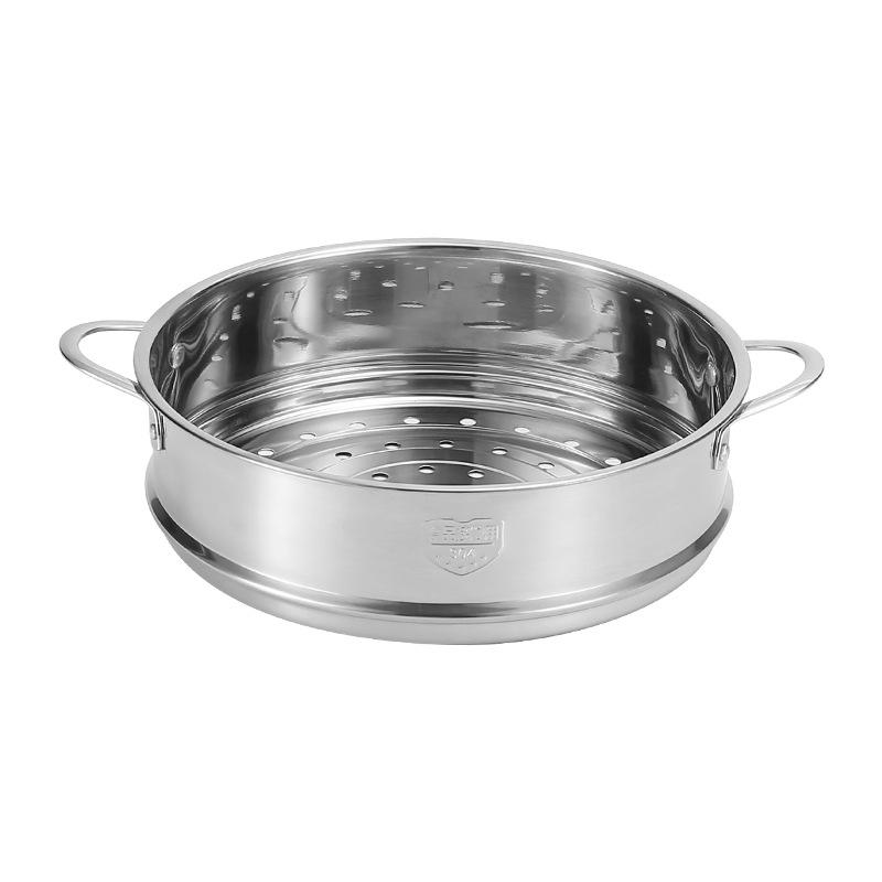 304 Stainless Steel Steamer Tray & Rack, Flat Mouth, 16cm-22cm, Min Order: 2 Pcs