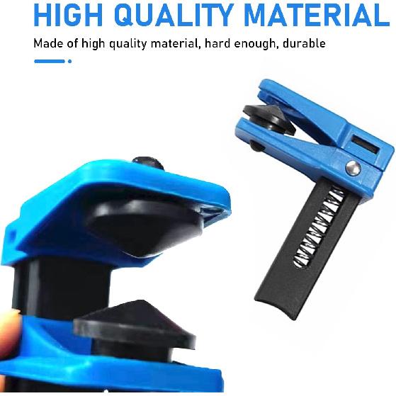 4 PCS Car Brake Line Clamp, Car Brake Oil Line Plug Tool, Brake Line Plug Automatic Fluid Stop Clamp Set, Universal for Most Cars (Blue)