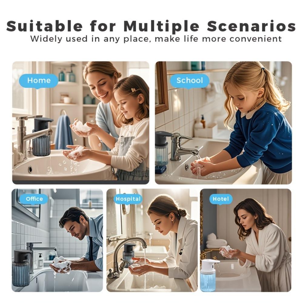 300ml Capacity Automatic Sensor Soap Dispenser Liquid/Foam Hand Cleaning Washing Machine Bathrooms