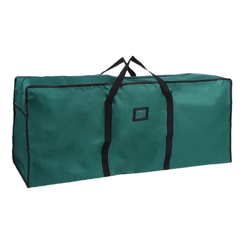 

Portable Large Outdoor Cushion Storage Bag Oxford Fabric for Garden and Sun Lounger Cushions With Zippered Designs зелёный