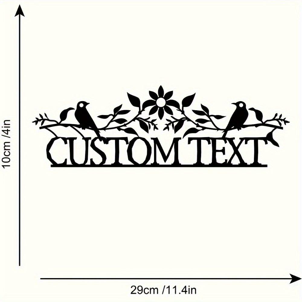 

Laser Cut Metal Wall Art, Custom Iron Sign for Home Decor, Vintage Industrial Rustic, Durable Indoor Outdoor TYDZ003220