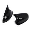 Left & Right Side Wing Mirror Cover Cap For Vauxhall Astra J 2010-13 Gloss Black