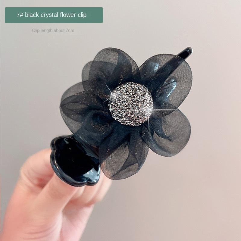 Bow Hairpin Low Ball Hair Accessories Women's Head High Sense Large Grip Clip New Clip Headdress