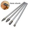 High Performance Long Reach Carbide Rotary Burr Double Cut CNC Bit 6mm Shank