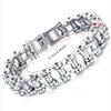 1PC Selected Titanium Steel Handheld Bicycle Chain Men's Elegant Simple Stainless Steel Single Bike Chain Wrist Chain Motorcycle Chain