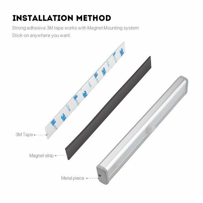 Motion Sensor LED Battery Night Light for Cabinets - Auto Sensing, Long Life LED