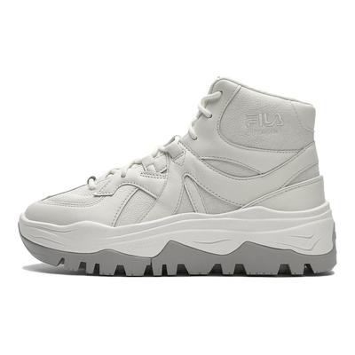 Modern Bequem Vielseitig Stoßdämpfend Langlebig Mid-Top Freizeitschuhe Damen Freizeitschuhe Schneeweiß F12W341114FWT