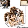 3D Wooden Puzzle Building Model Kit Electric Motorized Marble Run Stem Educational Construction Toys For Kids Adults Gifts