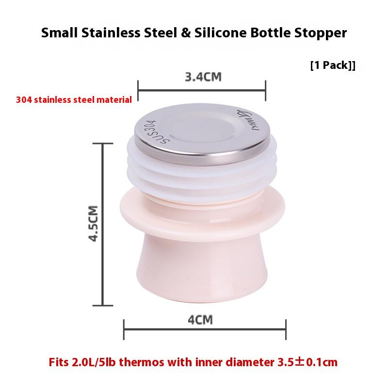 Gianxi Stainless Steel Hot Water Bottle Stopper Silicone Hot Water Bottle Stopper Water Bottle Stopper Insulated Bottle Stopper