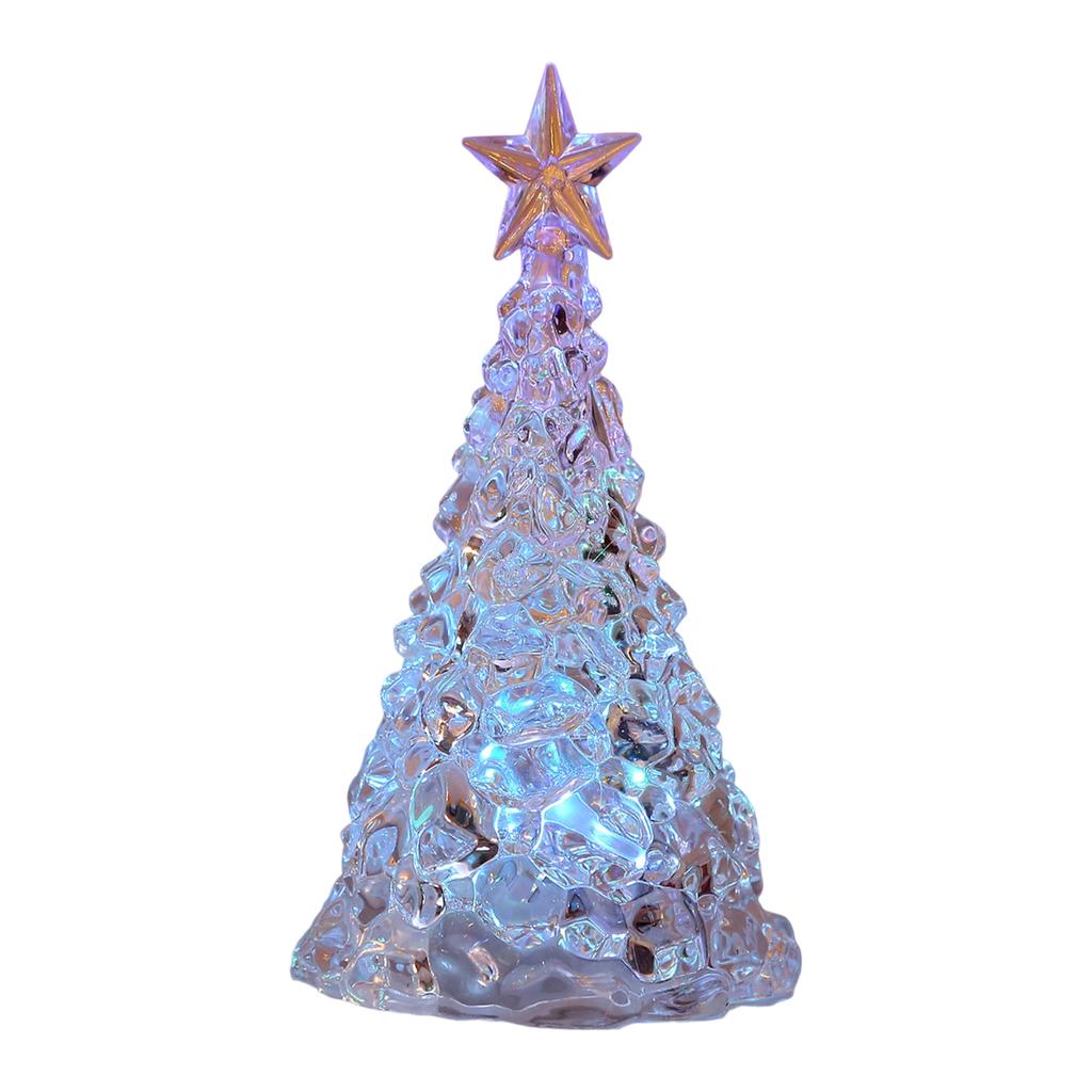 Christmas Decorations Luminous Crystal Christmas Tree Desktop Window Display Children's Christmas Gift